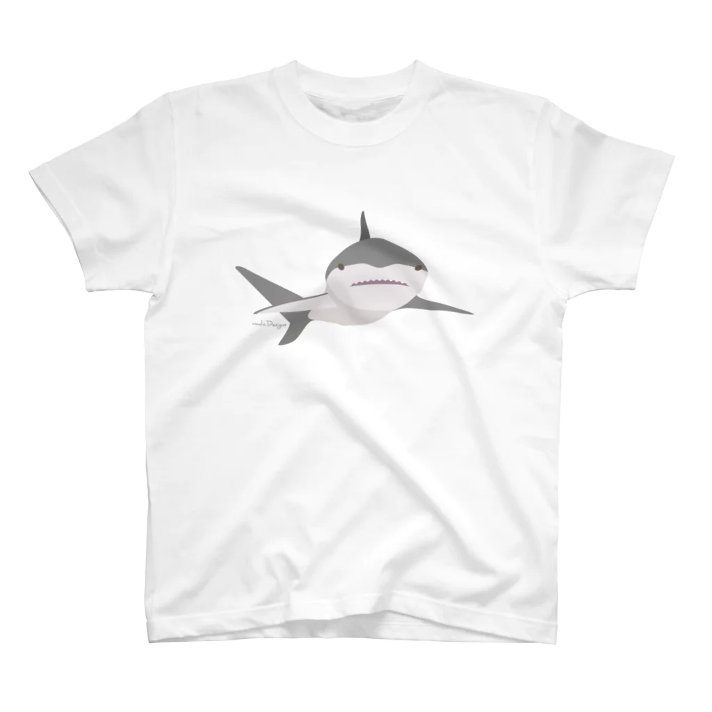 さかたようこ / サメ画家のほわっとサメ / ばーんと大きくレイアウト版 Regular Fit T-Shirt