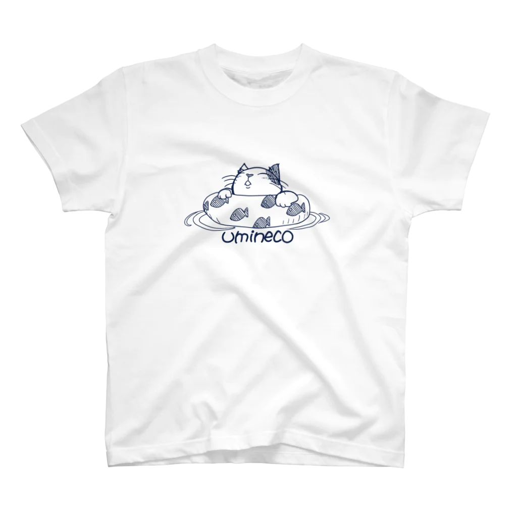 はむのうみ(の)ねこ スタンダードTシャツ