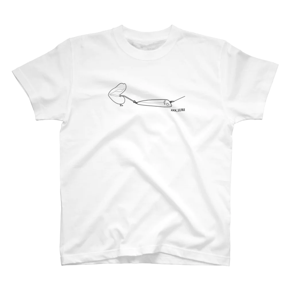 xxx_LURE storeのLURE fishing / mouth Regular Fit T-Shirt