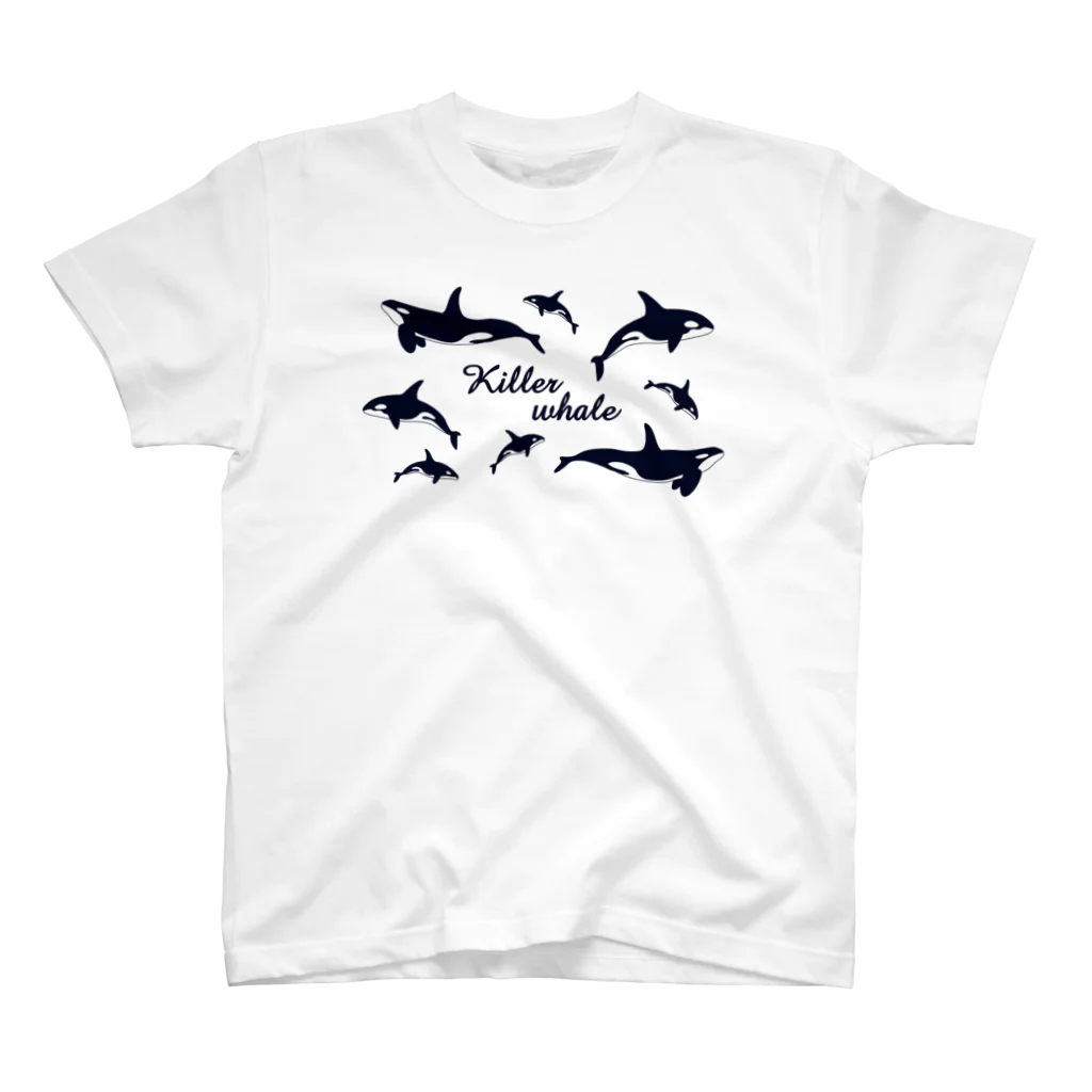 キッズモード某のKiller whale スタンダードTシャツ