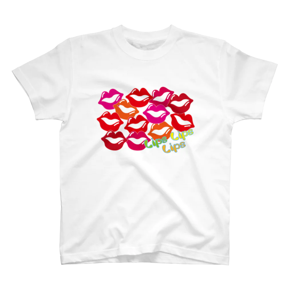 フォーヴァのLips Lips Lips Regular Fit T-Shirt