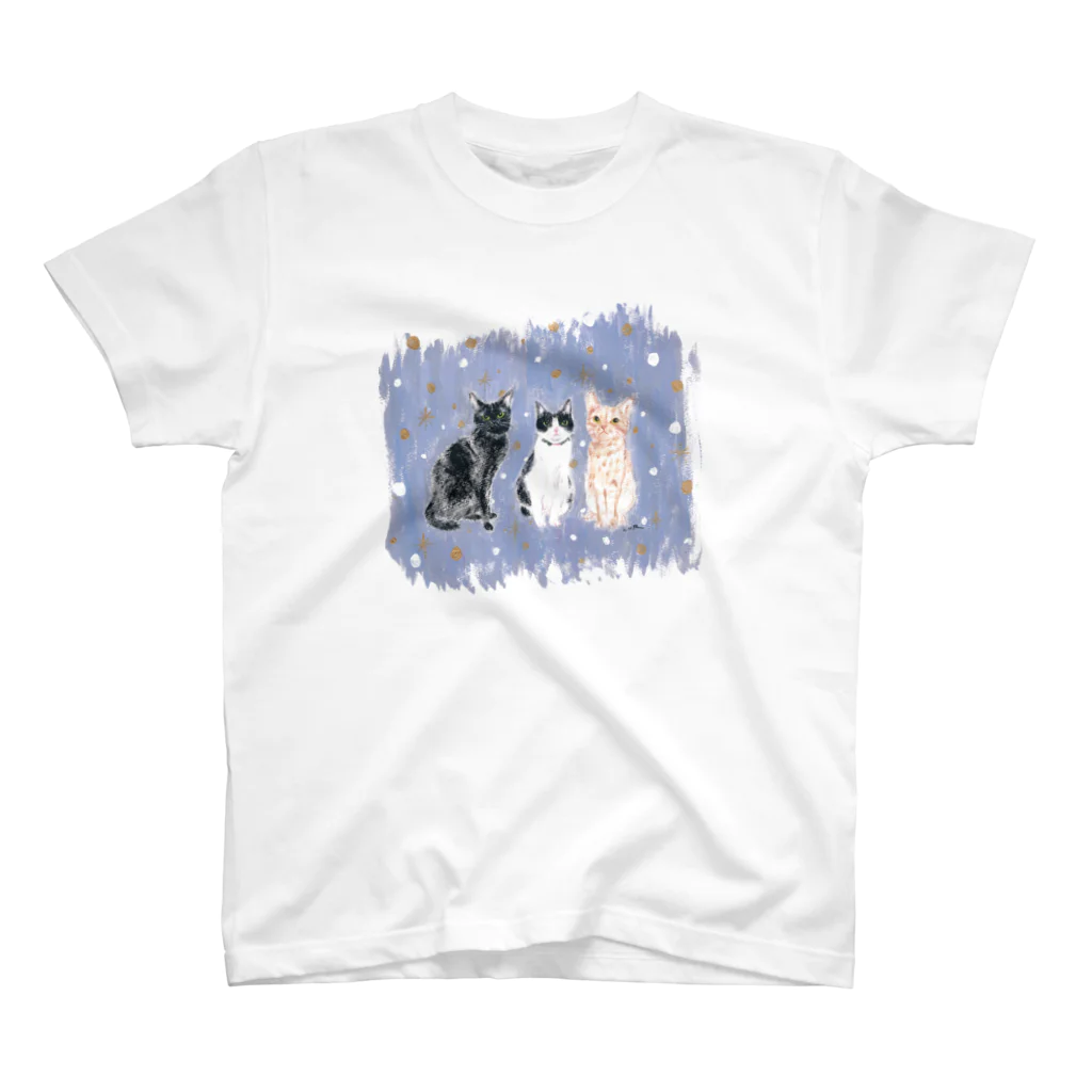 CUROGNACの3catfriends スタンダードTシャツ