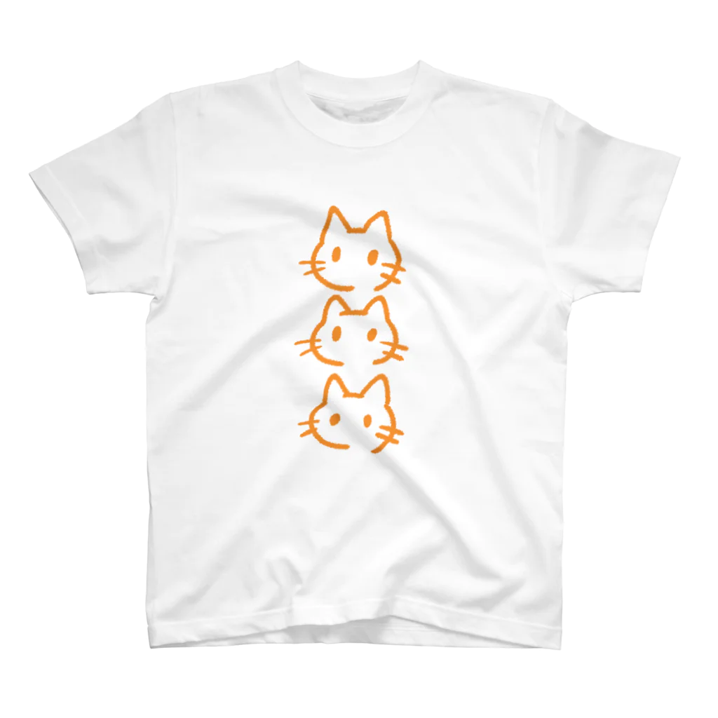 うみがや あいみのさんねこみかん スタンダードTシャツ