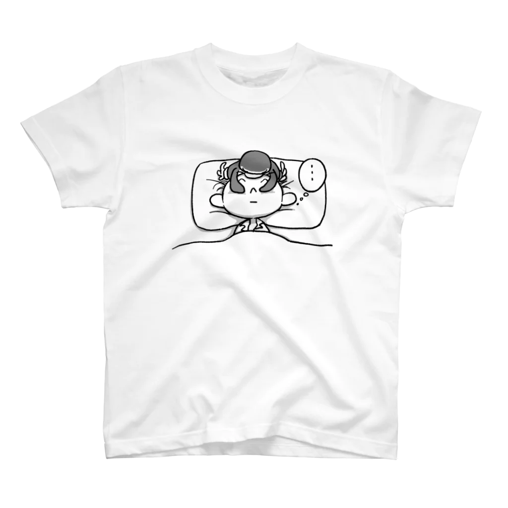 空とぶペンギン舎のペンギンおもしろTシャツ・アイマスク スタンダードTシャツ