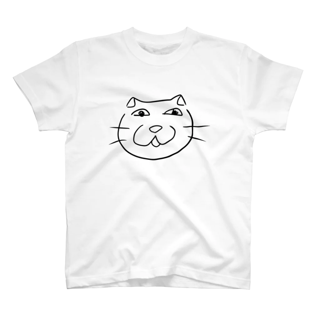 もずく屋さんの人を馬鹿にする猫 Regular Fit T-Shirt