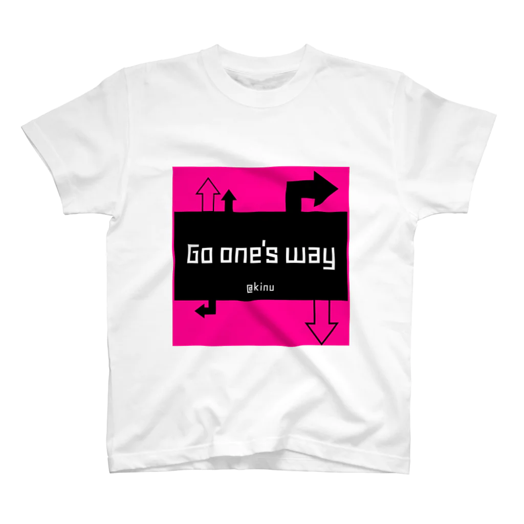 ゆるゆる生きる虎子のGo one’s way スタンダードTシャツ