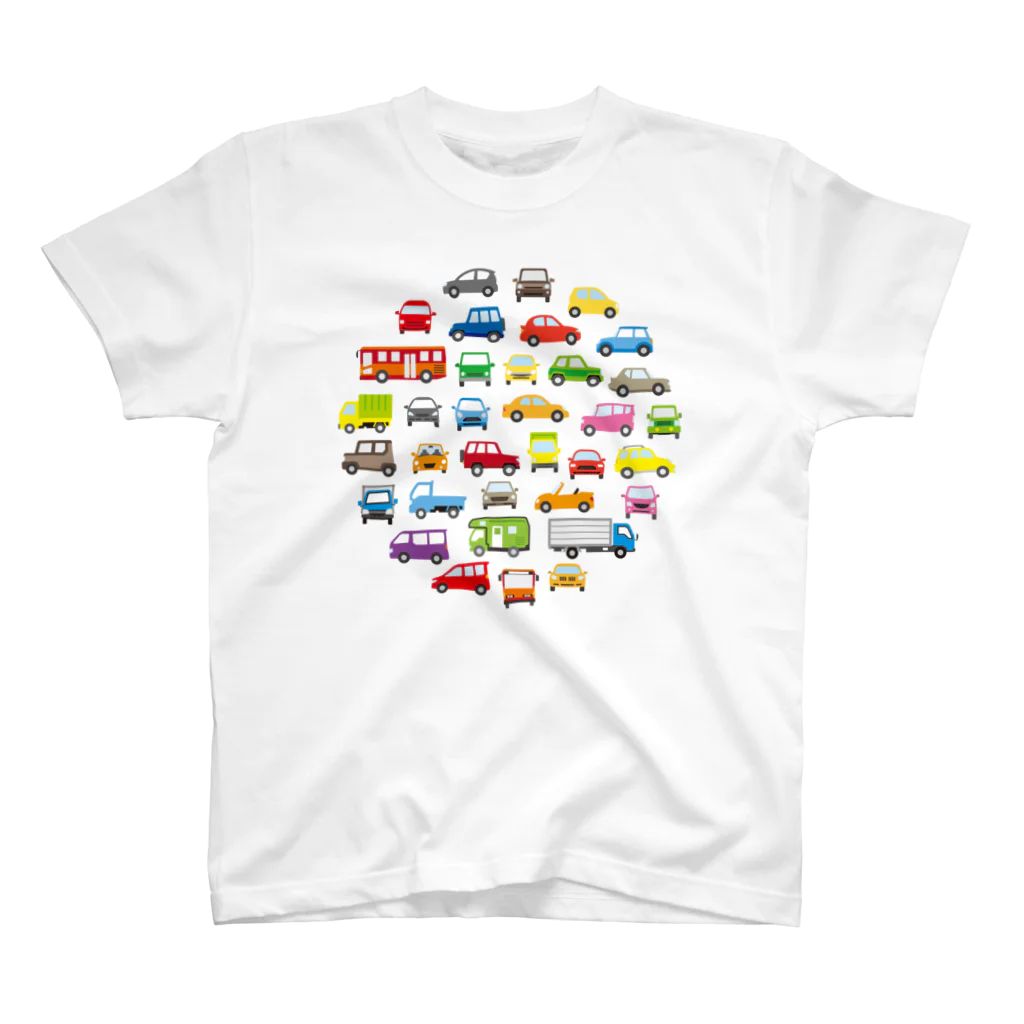 かわいいデザインのグッズ屋さんの色んな車のサークルギャラリー Regular Fit T-Shirt