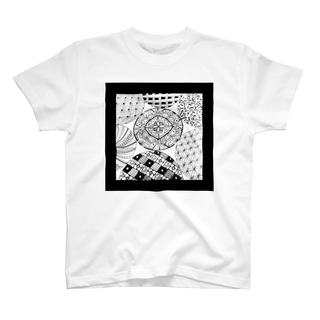 hitomin311のZentangle Regular Fit T-Shirt