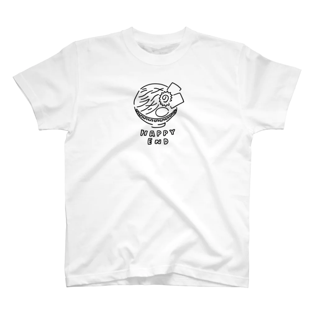 MAO NISHIDAのHAPPY END　〜シメのラーメン〜 Regular Fit T-Shirt