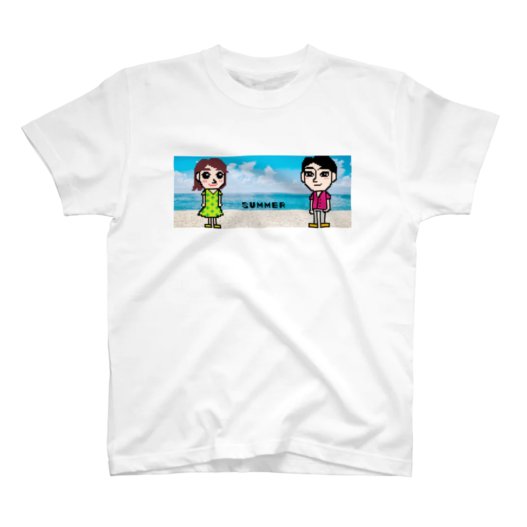 るなもなのドットの夏デート スタンダードTシャツ