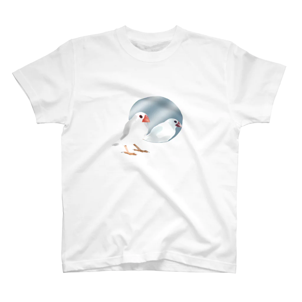 Ariroaの白文鳥くん Regular Fit T-Shirt