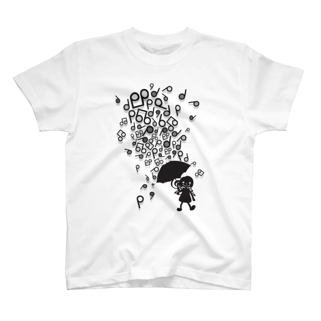 AURA_HYSTERICAのSingin' in the Rain スタンダードTシャツ