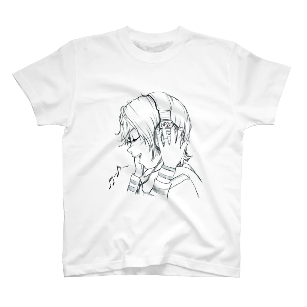 凪原キク・リのMUSIC LOVERS スタンダードTシャツ