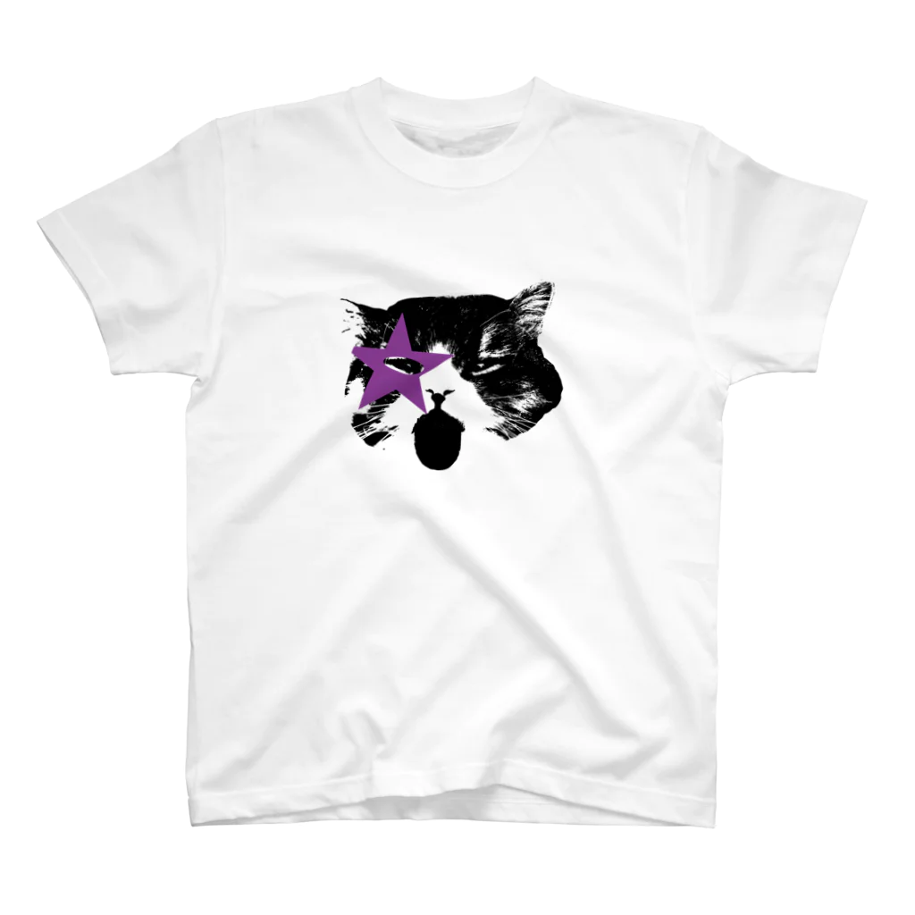むぎみそ商店のあっかんべー猫 Regular Fit T-Shirt