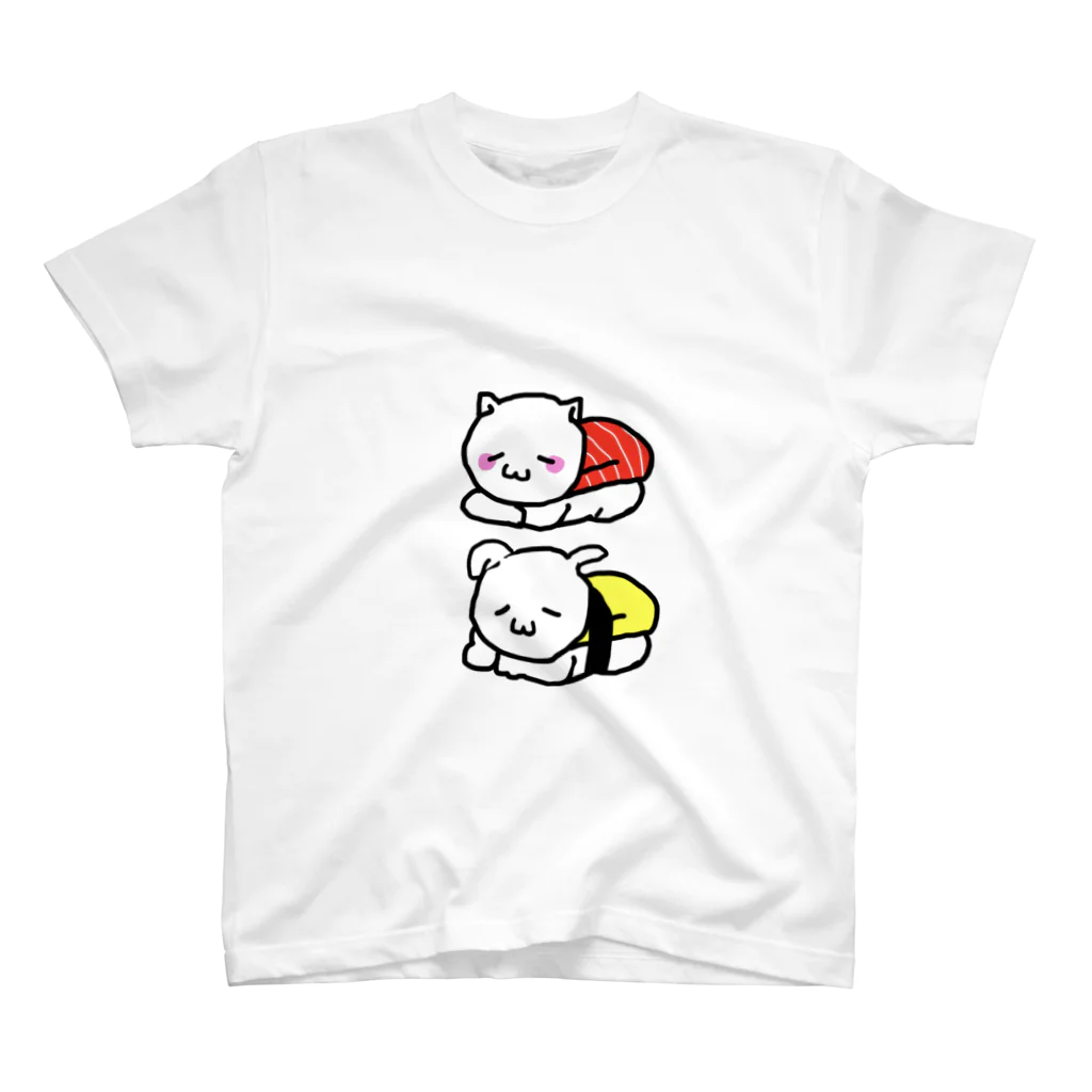 うんこやの寿司猫 スタンダードTシャツ