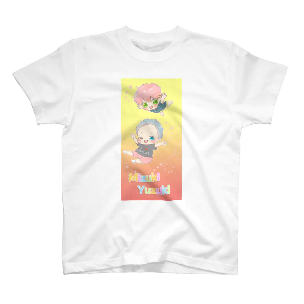 ろっこ🎀ゆめかわイラストレーター🎀💍の可愛い兄弟 Regular Fit T-Shirt