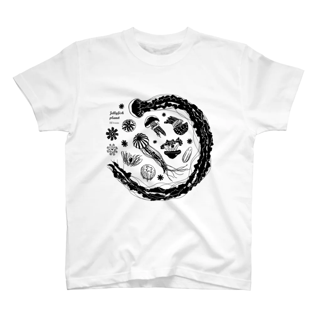 Hi*roomのJellyfish planet（クラゲの惑星） Regular Fit T-Shirt