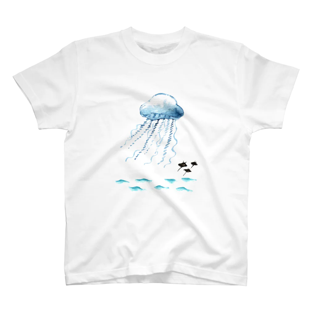 arehatoriの海上クラゲ スタンダードTシャツ