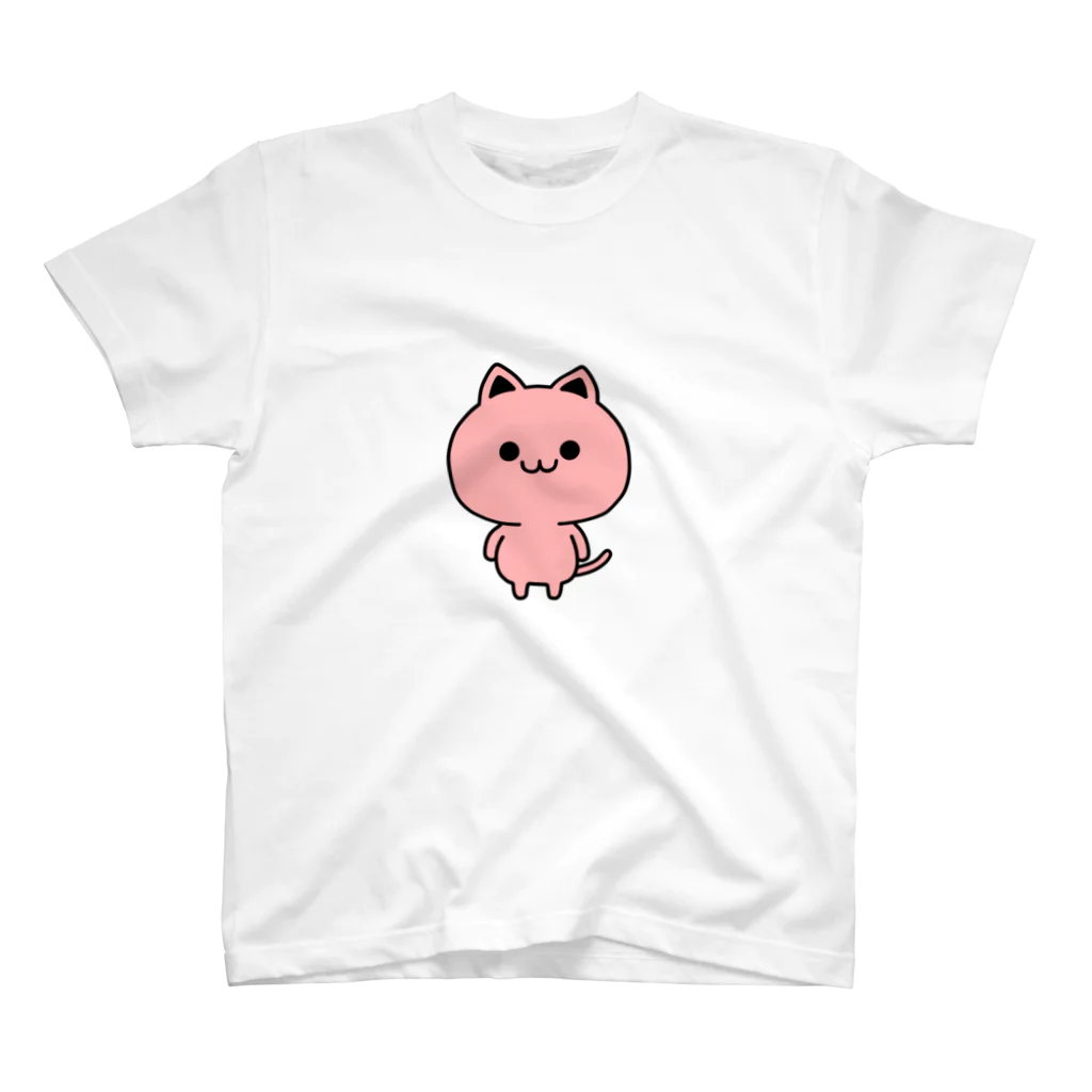 ファレ商店の猫みたいなペッツちゃん（赤） Regular Fit T-Shirt