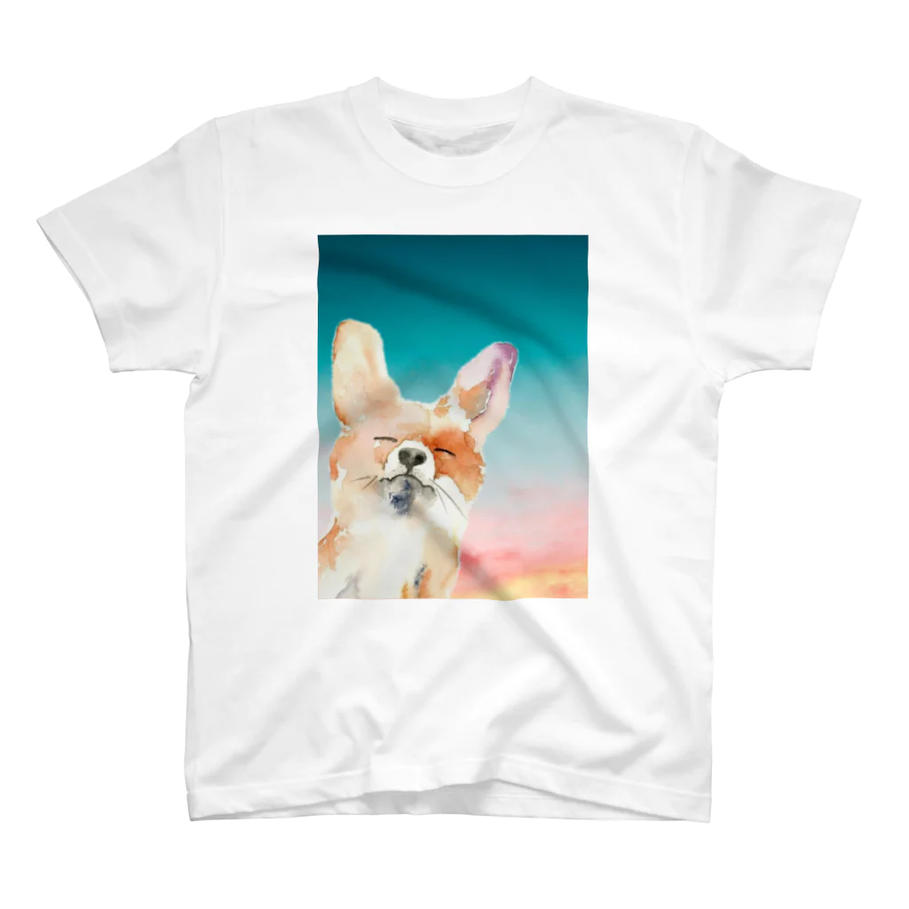 The Art FatherのFox illustrated new design Regular Fit T-Shirt