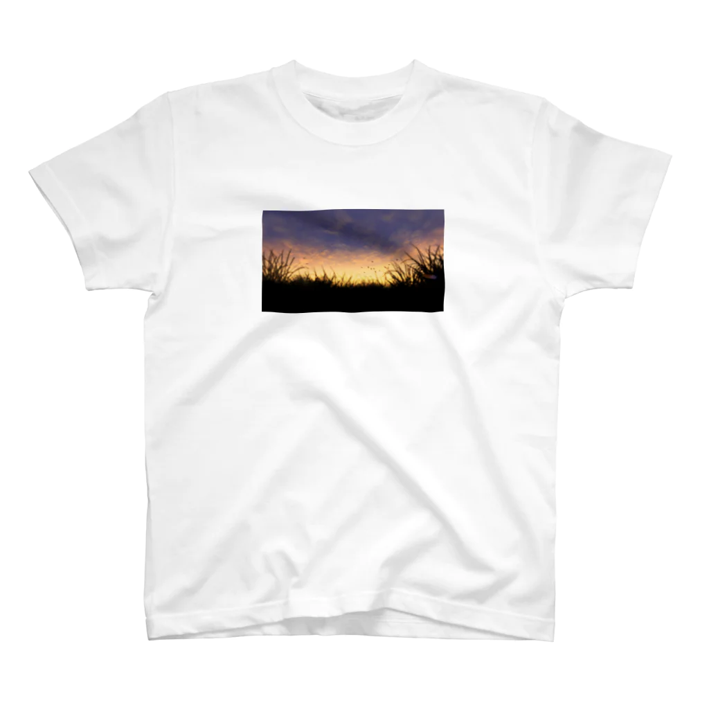 nogidoki_の夕暮れの空 スタンダードTシャツ