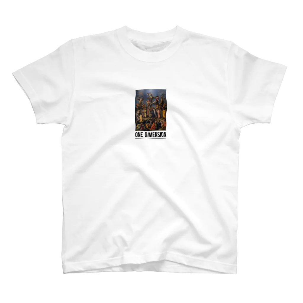 No Replyの絵画T（ONE DIMENSION） スタンダードTシャツ