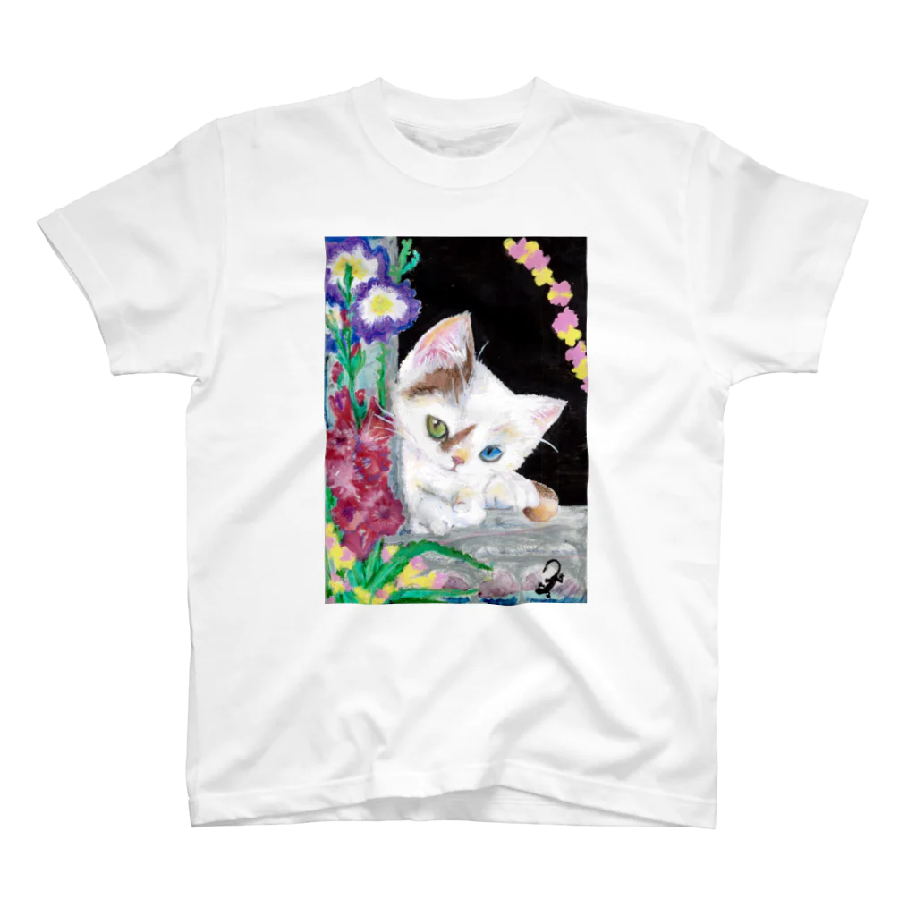 inko_girlfriendのBIRTHDAY WEEK CAT スタンダードTシャツ