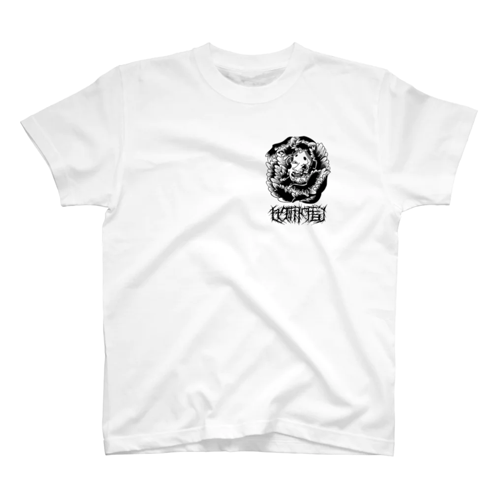 ichigeki_tokyo  (一撃東京)のお多福牡丹 Regular Fit T-Shirt