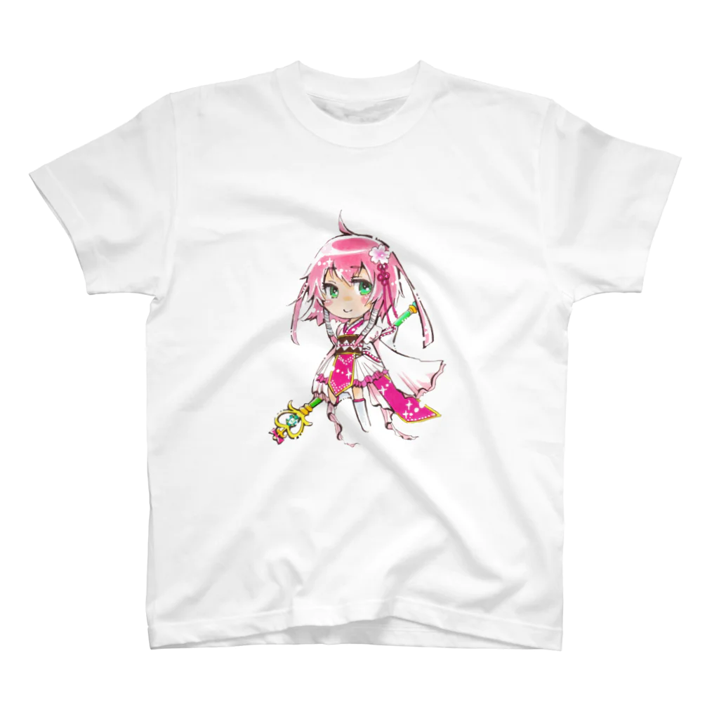 松(絵描き)の魔法少女夢路 スタンダードTシャツ