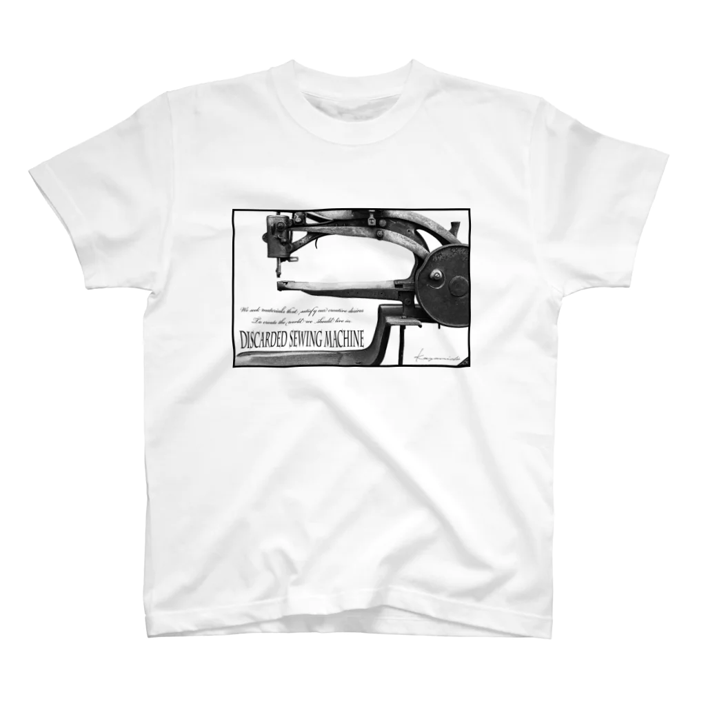 Kazumichi Otsubo's Souvenir departmentの棄てられたミシン ～ BW スタンダードTシャツ