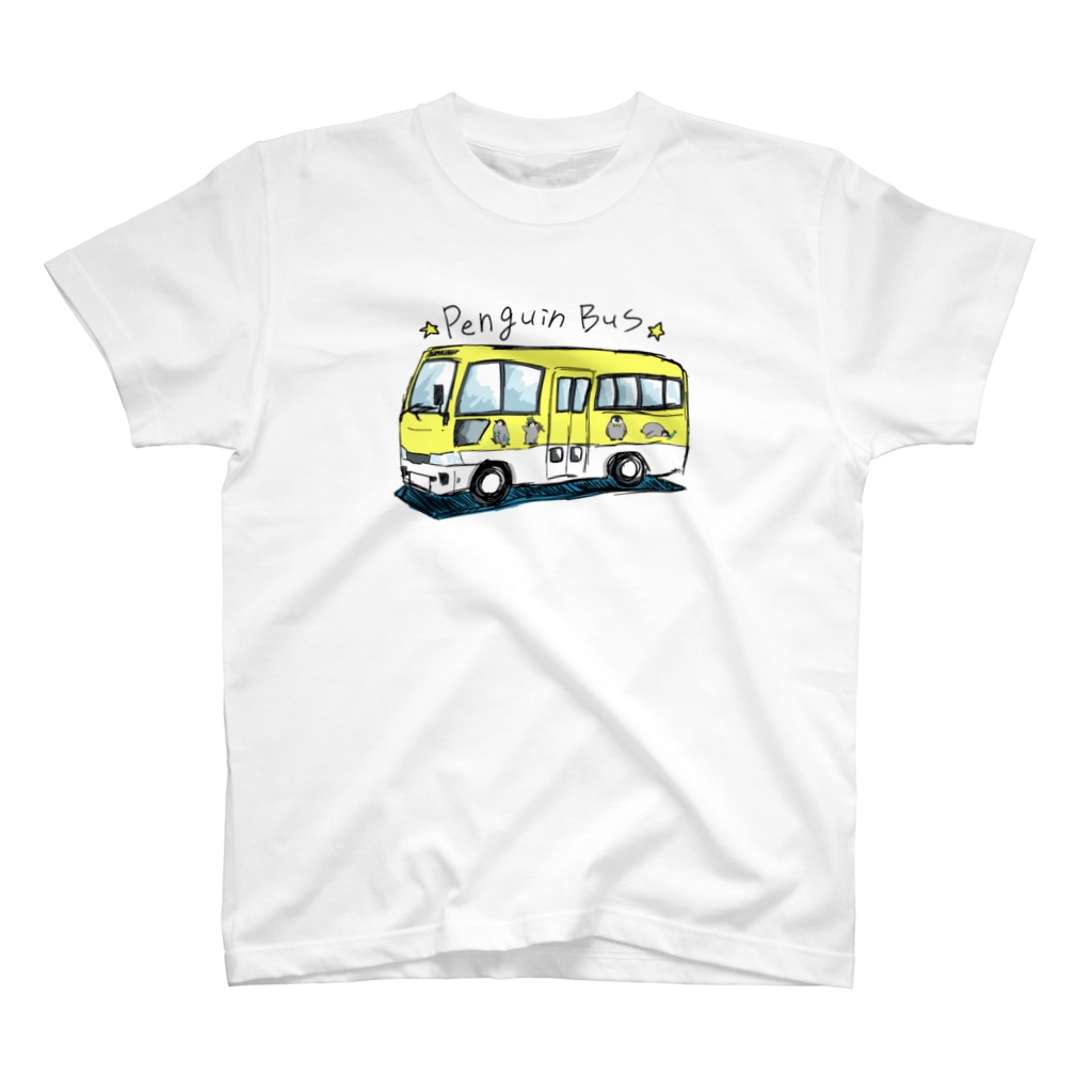 楽描画廊のペンギンバス Regular Fit T-Shirt