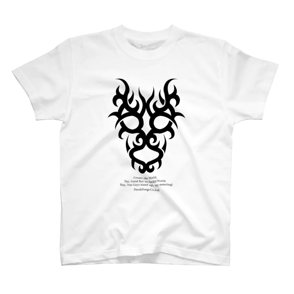 DieodeDesign2022のfireface スタンダードTシャツ