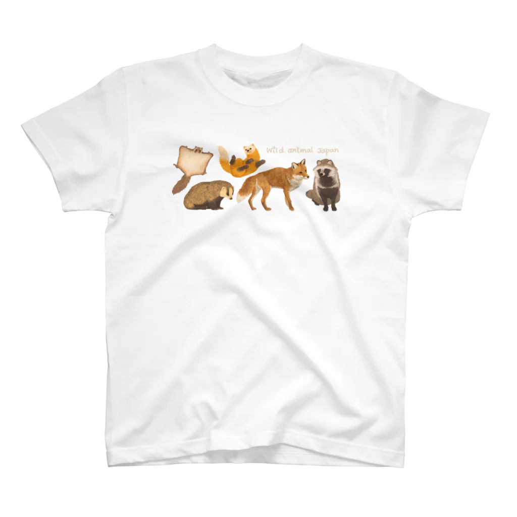 ちなきのこのWild animal japan Regular Fit T-Shirt