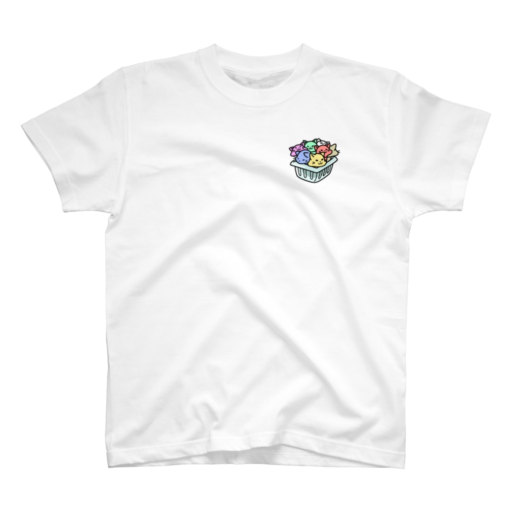 キネコロニーのレインボーキネコ出荷 Regular Fit T-Shirt