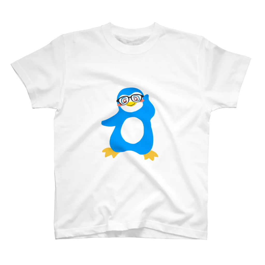 ライアンジーのインテリペンギン水色 Regular Fit T-Shirt