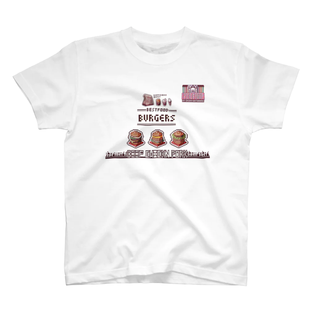 綿原いきるのPICOLD:YUMMY→BURGERS Regular Fit T-Shirt
