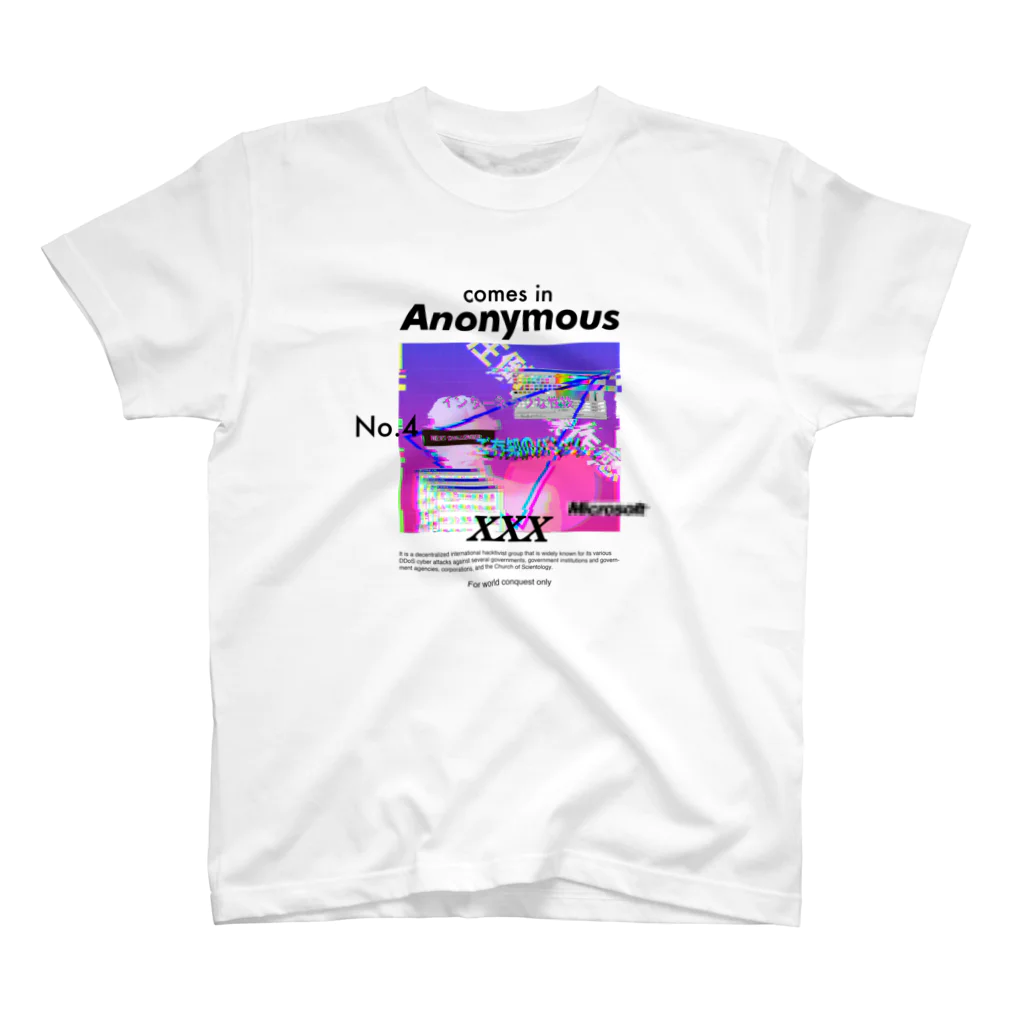 ふわふわワンダーランドのANONYMOUS Regular Fit T-Shirt