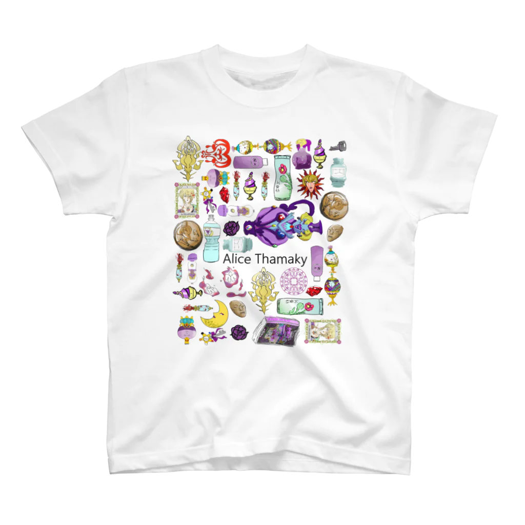 Alice ThamakyのOFGグッズ柄 スタンダードTシャツ