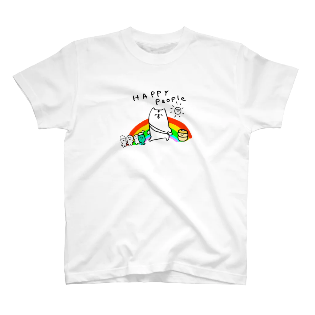 のろいぬのhappy people スタンダードTシャツ