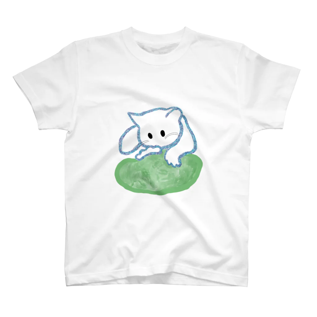 お菓子パーラーのふみふみねこ スタンダードTシャツ