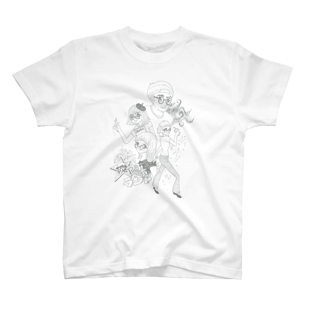 suzukkoのサブカルクソ色つぶつぶランド スタンダードTシャツ