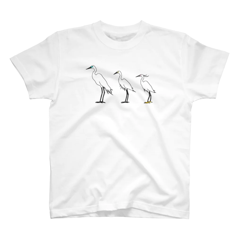 KlaboのWe are Egret not Heron! スタンダードTシャツ