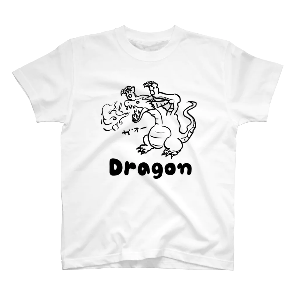 ハサムのゆるかわドラゴン Regular Fit T-Shirt