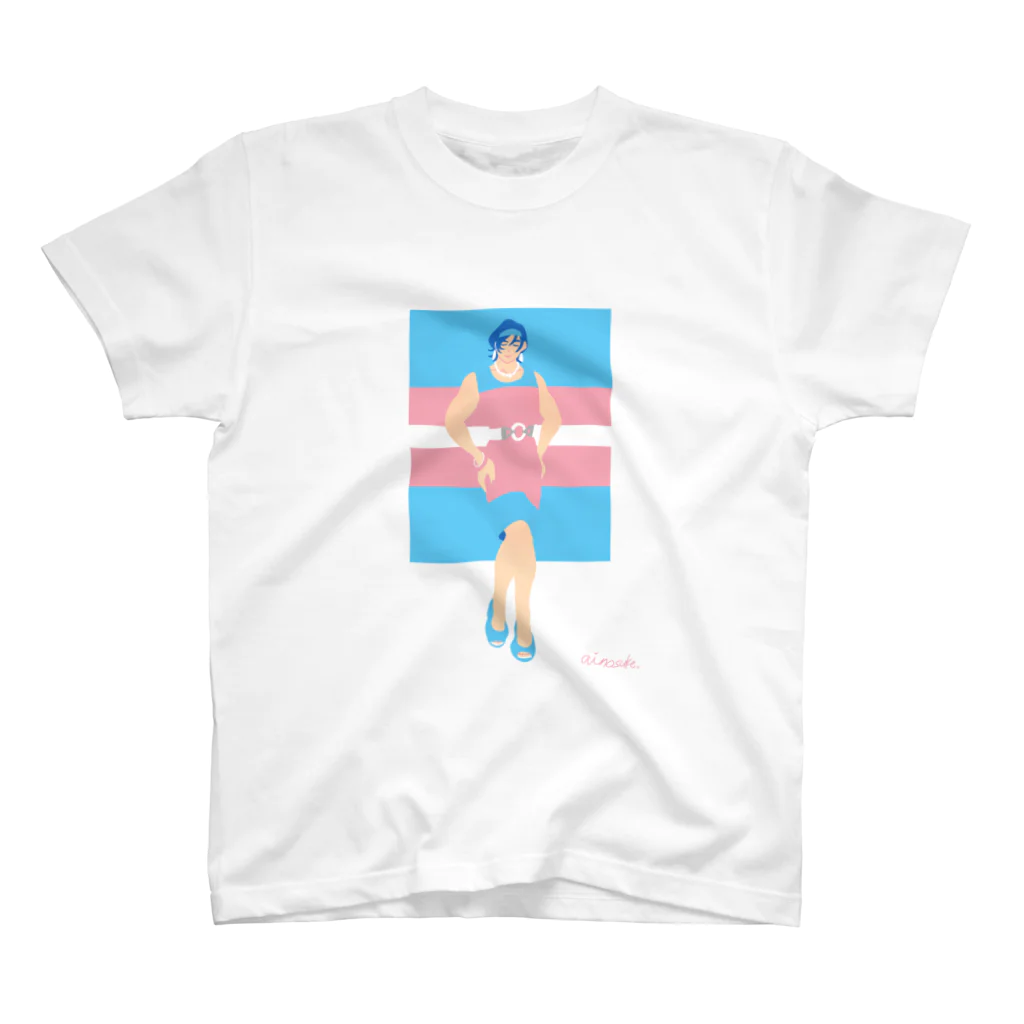 愛之助📛の愛之助の絵 スタンダードTシャツ