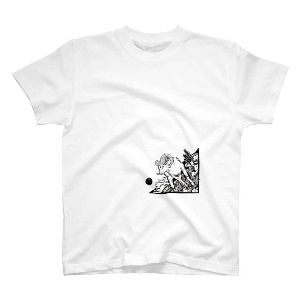 nvivetoのネイチャーシリーズ ビックホーンシープ ~Nature series Bighorn sheep~ スタンダードTシャツ