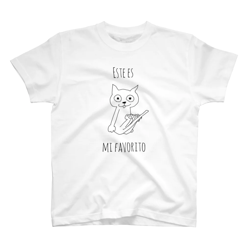 jute.m平面体のピンねこ スタンダードTシャツ