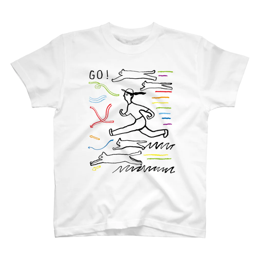 AMU KAGOSHIMAのやまさき薫 イラストチャリT Regular Fit T-Shirt