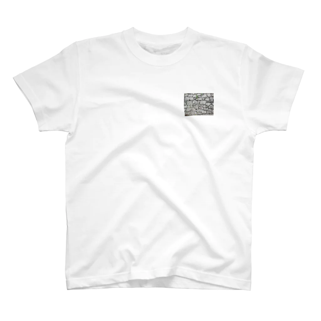 趣味の民藝の石垣 打込接　Stone wall in Uchikomi-hagi style  Regular Fit T-Shirt