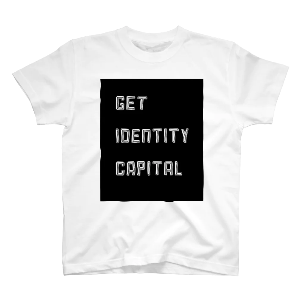 seiyafujitaのget identity capital スタンダードTシャツ