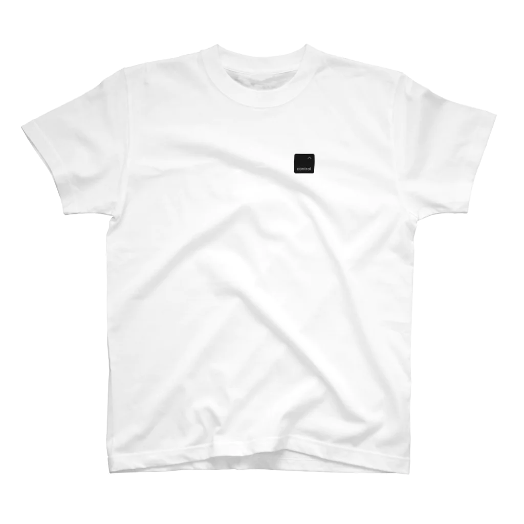 泣いているショップのUS_control_key (REAL) スタンダードTシャツ